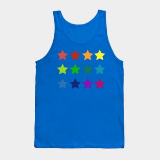 A night sky of bright stars pattern Tank Top